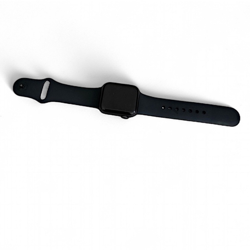 Apple Watch (Series 6) space gray with black sports band 
40mm